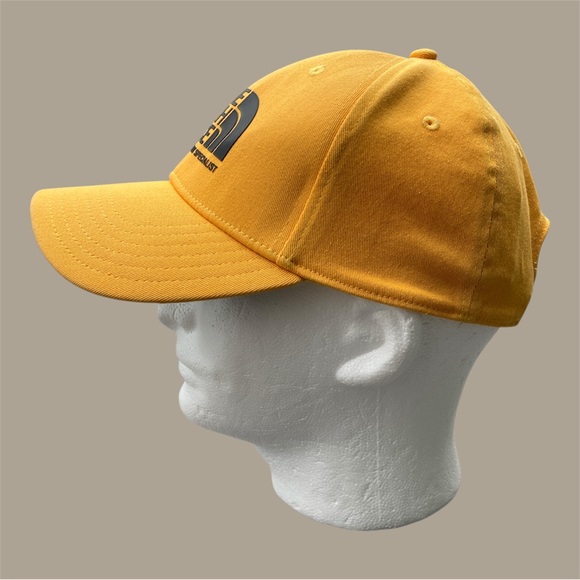 The North Face Classic Yellow Cotton Cap OSFM EUC - Picture 3 of 7